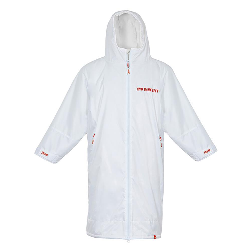 Two Bare Feet Weatherproof Changing Robe & Changing Mat - White / Red Extra Image 3